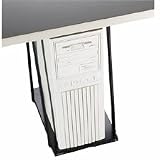 Underdesk CPU Swivel Mount, 360 Rotation, Steel, Black, Sold as 1 each