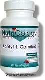 Acetyl L-Carnitine by Nutricology (250mg - 60 Capsules)