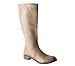 Hexagon Taupe Leather Sz 5