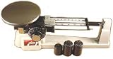 Ohaus 1650-WO Dial-o-Gram Mechanical Triple Beam Balance Scale with Stainless Steel Plate Weigh Pan, Capacity: 2,610 grams x 0.1 gram