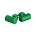Kelly Green Silk Knot Log Cufflinks
