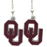 Oklahoma Sooners Dangle Earrings - NCAA College Athletics Fan Shop Sports Team Merchandise