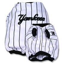 New York Yankees Baseball Dog Jersey - Small