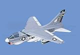 A-7 Corsair II - Navy, Loaded Aircraft Model Mahogany Display Model / Toy. Scale: 1/50