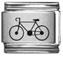 Bicycle Laser Italian Charm