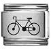 Bicycle Laser Italian Charm