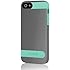 Incipio OVRMLD for iPhone 5 - Retail Packaging - Charcoal Gray / Navajo Turquoise