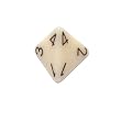 Chessex Opaque 16mm Ivory and black d4