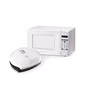 Click here to buy George Foreman GR36TMW3504W Jumbo size grill with bonus Toastmaster .6 cube digital... by George Foreman.