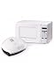 Kitchen & Housewares : George Foreman GR36TMW3504W Jumbo size grill with bonus Toastmaster .6 cube digital microwave oven.