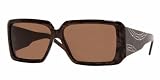 Versace - VERSACE 4142B 637/73 BROWN SHELL PLASTIC SWAROSKI CRYSTAL SUNGLASSES