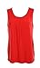 Anne Klein Women's Solid Pleat Neck Top