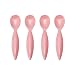 Zak Designs Pink 4-Piece Ice Cream Spoon Set