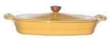 Review Lafont OGC40-125 / Lafont 4-Quart Oval Au Gratin with Cover, Yellow
