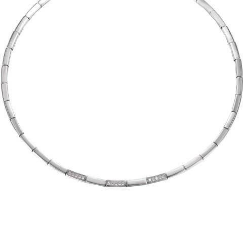 Esprit Damen-Kette sparkling link 925 Sterlingsilber 15 Zirkonia farblos ca. 42+3cm ESNL92 Preisvergleich