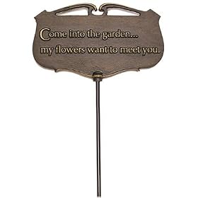 Come Into the Garden Garden Poem Plaque [Kitchen] by 