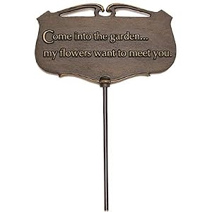 Come Into the Garden Garden Poem Plaque [Kitchen] by 