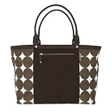 Chocolate Dots Diaper Tote