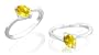 Oval Cut Citrine Ring Sterling Silver