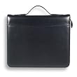 Day-Timer Folio 1 1/4" Executive Armorhide Zipper Binder - Black