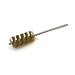 Brush Research 83 Spiral Twist Brush, Brass, Single Stem, 7/16" Diameter, 0.005" Wire Diameter, 3-1/2" Shank Length, 5" Length, 1000 RPM (Pack of 12)
