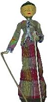 Indonesian Rod Puppet, Wayang Golek, Man