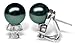 18K white gold Trina Black Tahitian cultured pearl title=