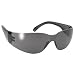 Mask Wide Arm Black Sunglasses With Smoke Lens 400 UV Protection
