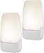 GE Plug-in LED Night, 2 Pack, Automatic, Light Sensing, Auto On/Off, Soft White, Energy Efficient, Ideal for Entryway, Hallway, Kitchen, Bathroom, Bedroom, Stairway and Office, 30966