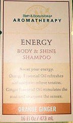 Bath & Body Works AROMATHERAPY Orange Ginger Shampoo - ENERGY, Body & Shine one bottle 16.0 fl oz