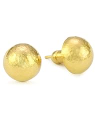 GURHAN "Dome" High-Karat Gold Button Post Earrings