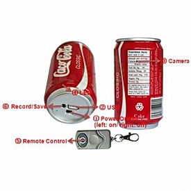 CanCam - DVR Within a Soda Can