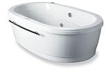 Jason Designer MA635P Oval 72 x 42 x 20.5 AirMasseur Bathtub w/Skirt surround Standard Edition - White