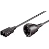 Netzkabel, Kaltger�te Stecker auf Schuko Buchse, 1,5m, Good Connections
