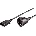 Netzkabel, Kaltger�te Stecker auf Schuko Buchse, 1,5m, Good Connections
