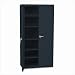 HON SC1872P 36 by 18 by 72-Inch Assembled High Storage Cabinet with 5 Adjustable Shelves, Black