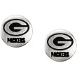 Stainless Steel Green Bay Packers Logo Stud Earrings
