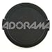 Adorama Snap-On - Lens cap - black - plastic