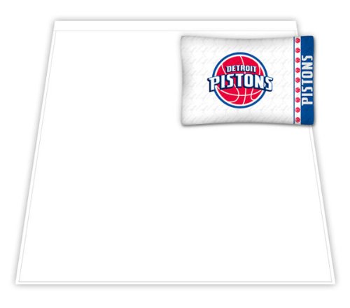 Sports Coverage Detroit Pistons Micro Fiber Sheet Set - Twin