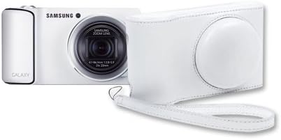 Dsstyles PU Leather Vintage Professional Camera Bag/case for Samsung GALAXY Camera EK-GC110 GC100 White Color