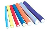 Flexible Twist-flex Hair Roller Rods, 3/8 Yellow