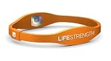 LifeStrength Negative Ion Bracelet, Orange, Large