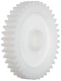 Spur Gear, 20 Degree Pressure Angle, Acetal, Inch, 20 Pitch, 3.500 Pitch Diameter, 3/8 Bore, 3.600 OD, 3/8 Face Width, 70 Teeth