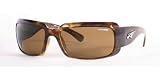 Arnette AN 4076-67 83 Dark Leopard INFAMOUS Sunglasses with Polarized Brown Lenses by