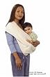 Baby Carrier Sling by New Native - Organic Dusty Rose Twill, XS