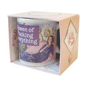 Queen of f**king everything mug