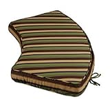Fire Pit Bench Cushion (42"x17"x3") - Wheat Stripe - Improvements