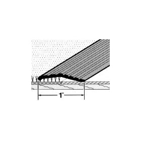 7/8" Carpet Trim - 74419 7/8X72in. Al Carpet Trim