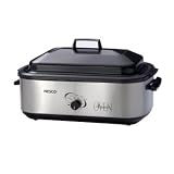 Review   / Nesco 18-Quart Roaster Oven, Porcelain - Stainless Steel