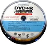 SMART BUY 記録メディア 10枚スピンドルケース入り [DR47+16X10PW]